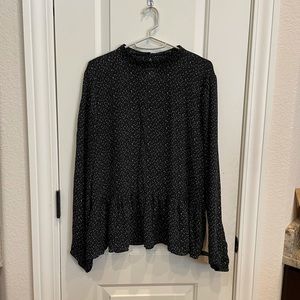 Black loft top